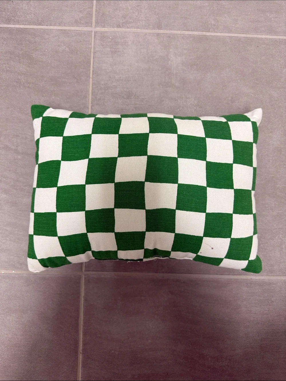 Tomato Decorative Embroidered Pillow - White, Red, Green